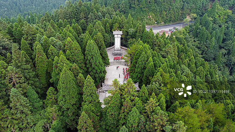 航拍黄洋界图片素材