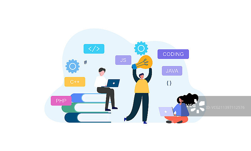 编程与编码技术开发图片素材
