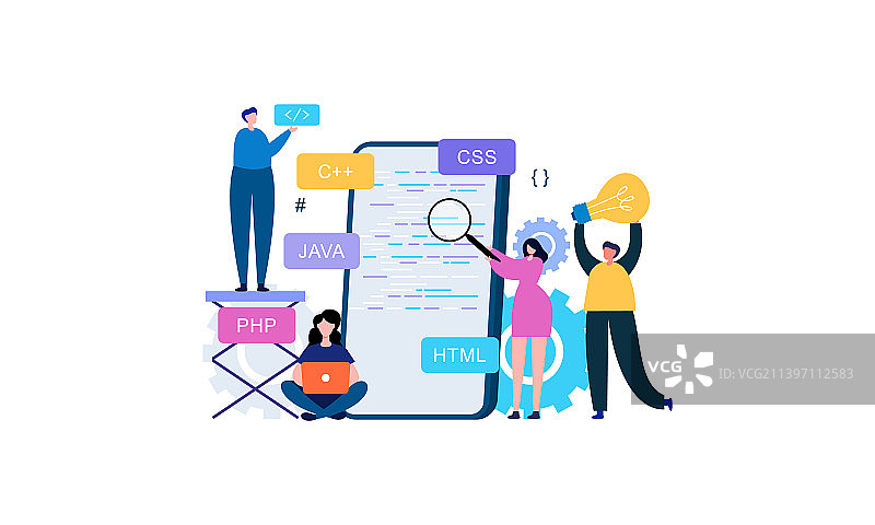 编程与编码技术开发图片素材