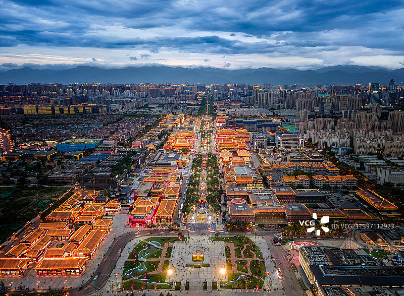 西安大唐不夜城图片素材