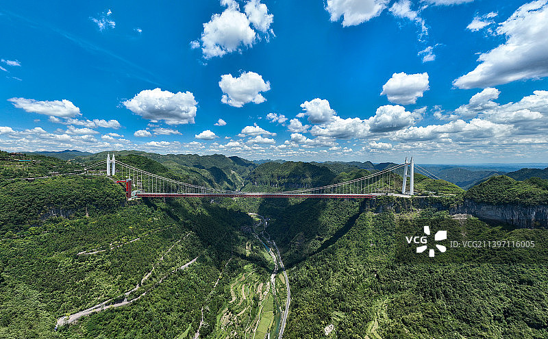 矮寨大桥风光图片素材