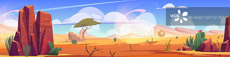 非洲自然景观沙漠背景图片素材