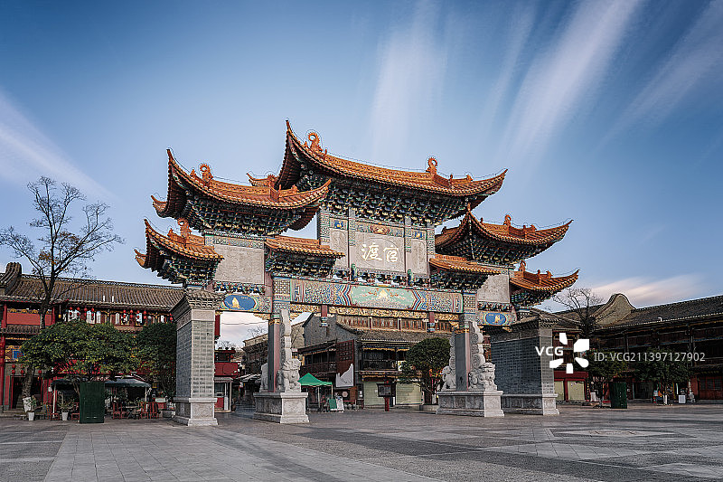 中国云南昆明官渡古镇图片素材