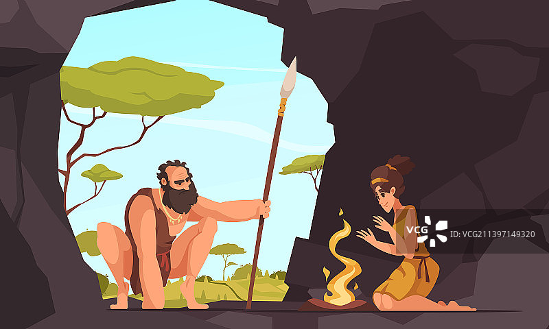 史前人类图片素材