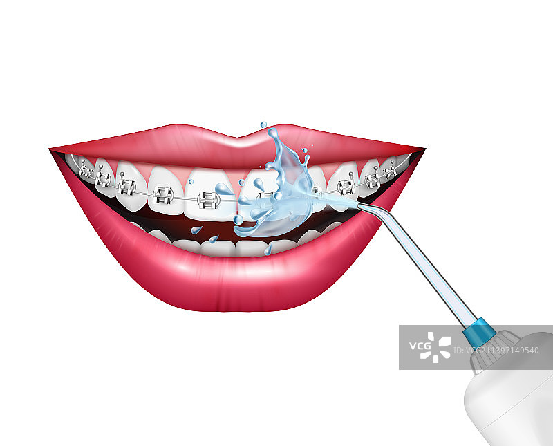 牙齿护理组合图片素材