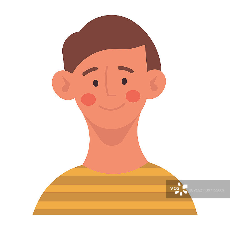 卡通儿童肖像图片素材