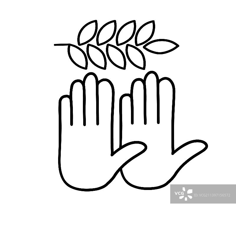 手中麦穗：小麦的进出口图片素材