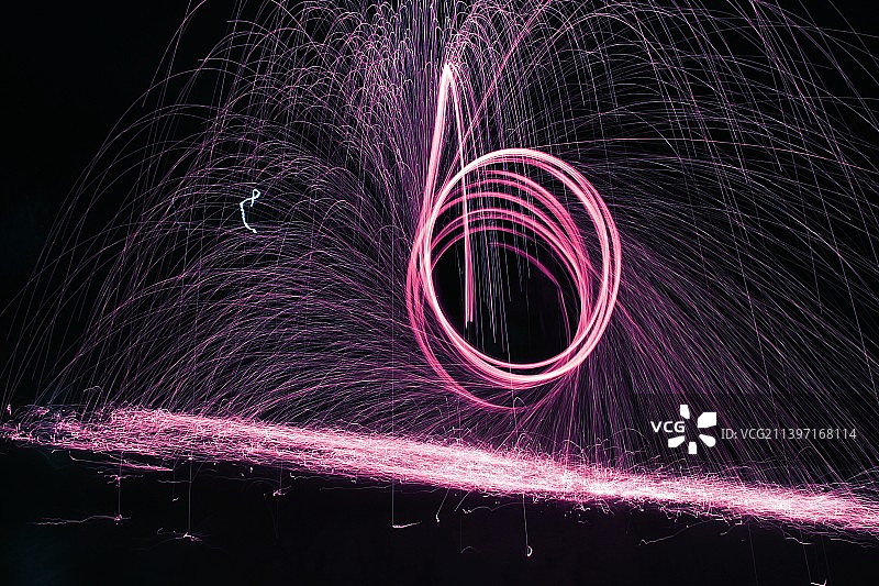 赛博朋克火花图片素材