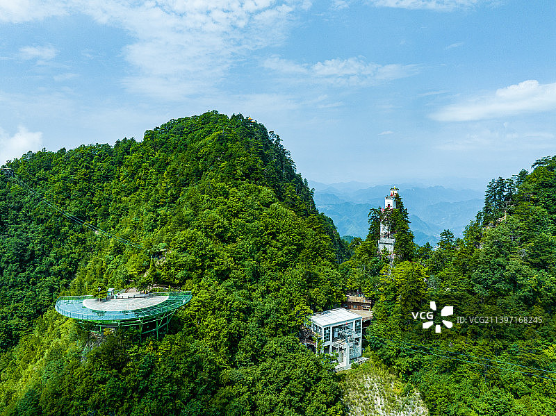 大美秦岭塔云山图片素材