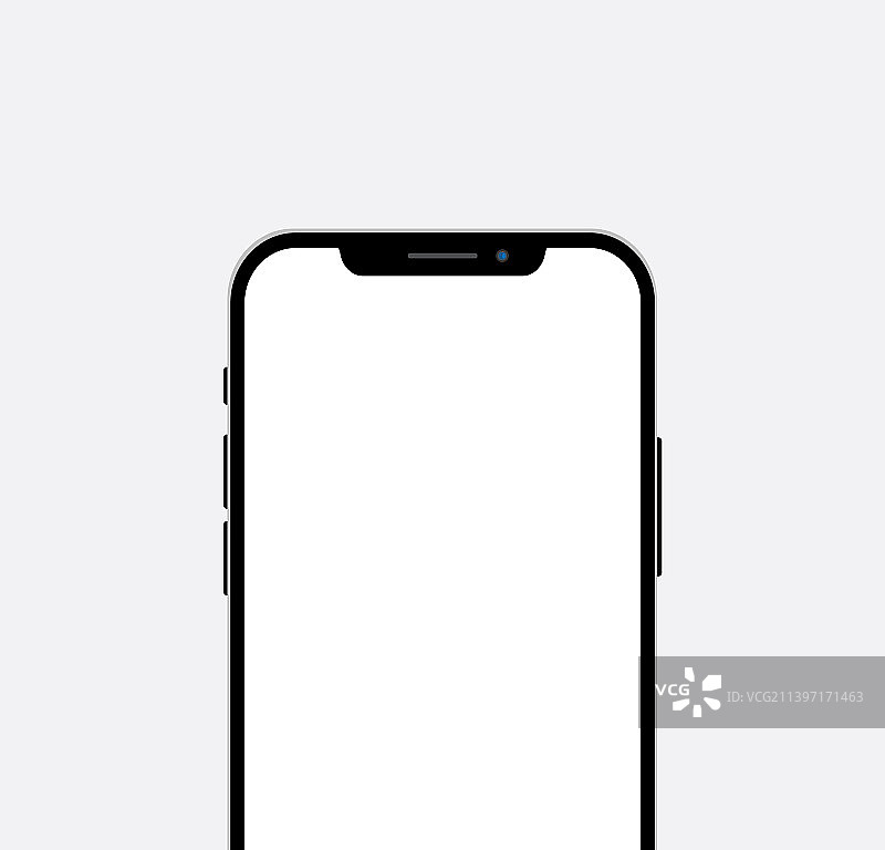 逼真智能手机社交媒体帖子模板图片素材