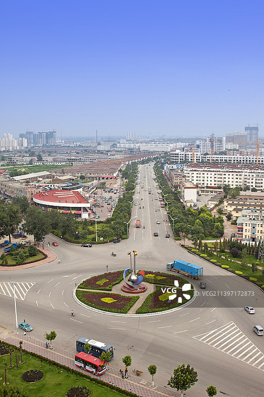 河北滦南交通环岛图片素材