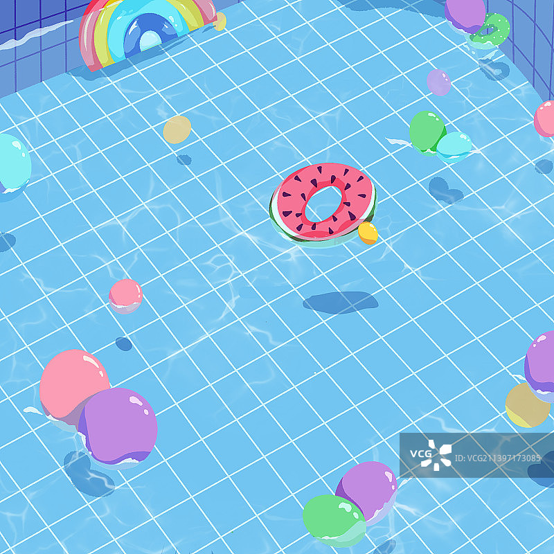 泳池背景素材图片素材