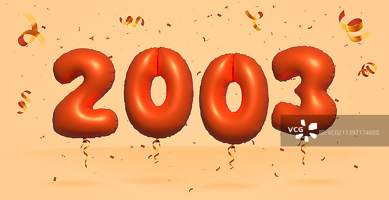 3D数字2003促销折扣图片素材