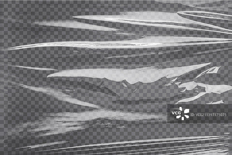 拉伸覆盖的逼真塑料包装纹理图片素材