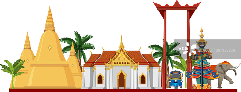 泰国曼谷景点地标图片素材