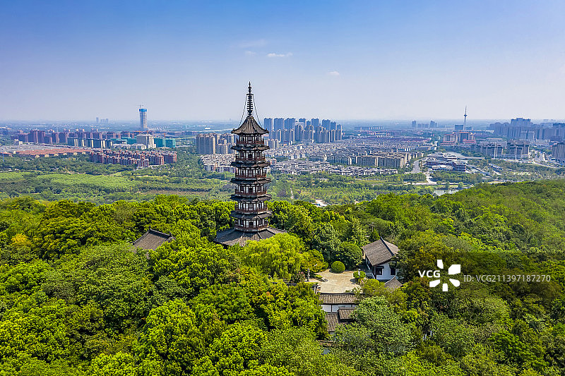 海宁东山公园智标塔景区图片素材