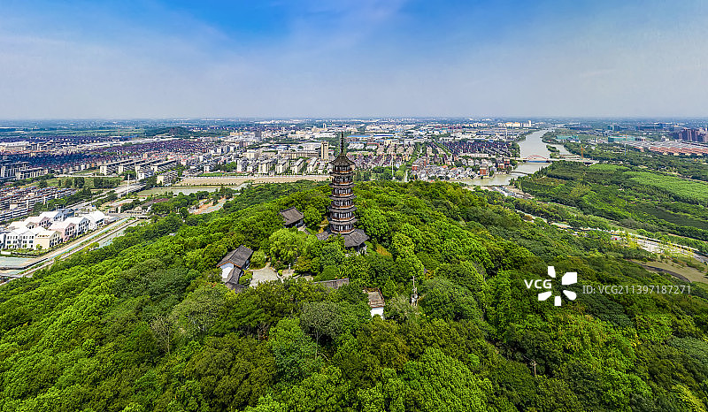 海宁东山公园智标塔景区图片素材