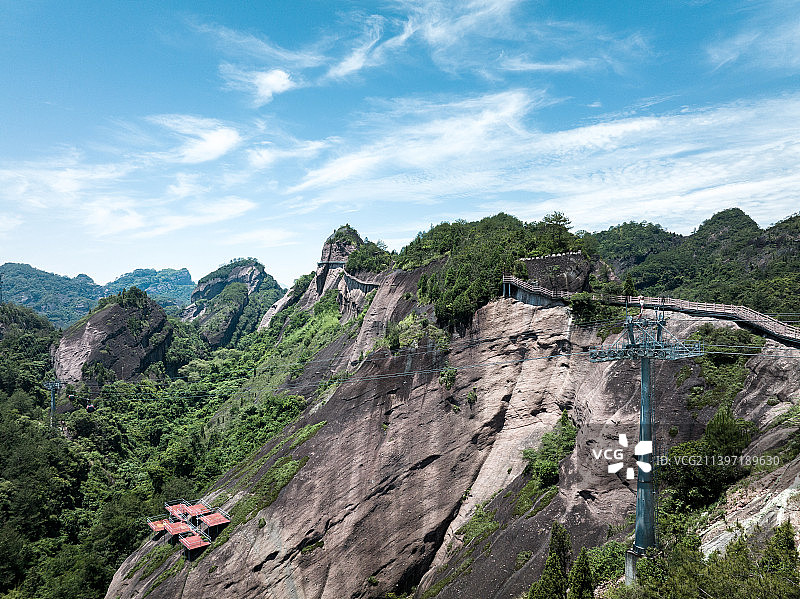 连城冠豸山风景区中国福建省龙岩市图片素材