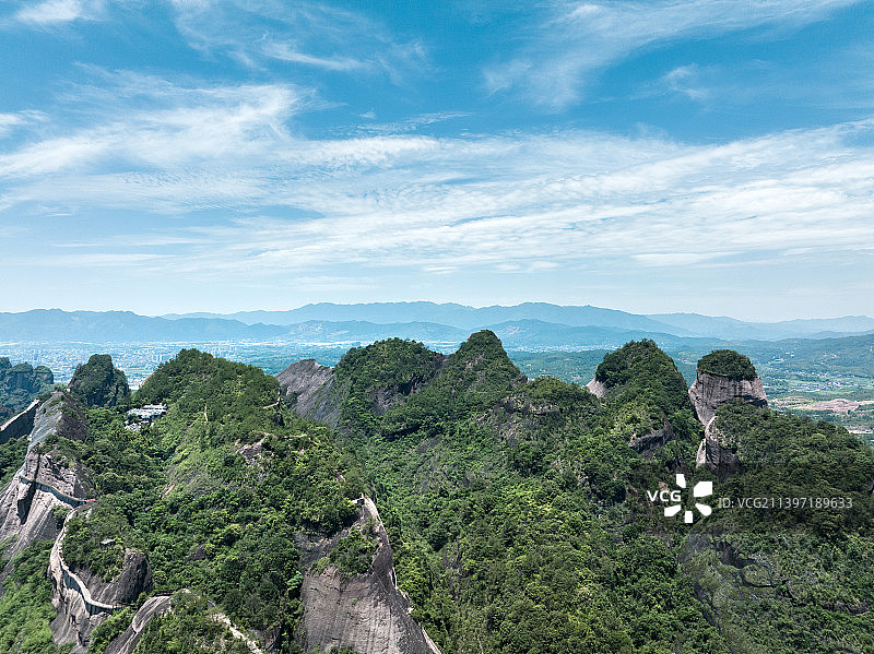 连城冠豸山风景区中国福建省龙岩市图片素材