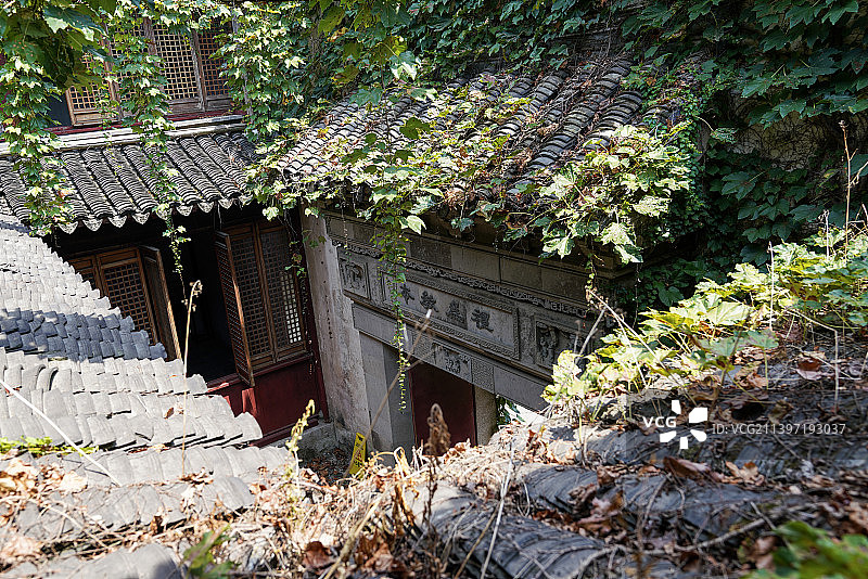 江苏省 苏州市 西山 雕花楼图片素材