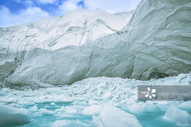 慕士塔格冰川图片素材