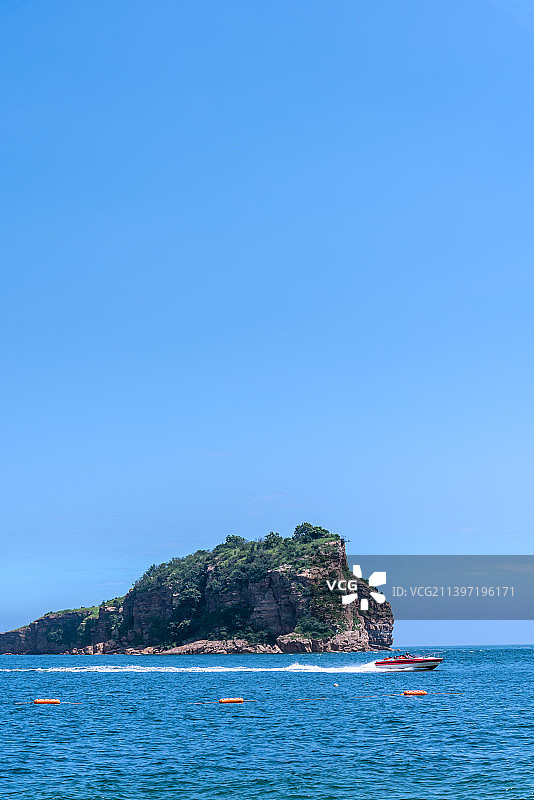 中国大连棒棰岛海滨自然风光图片素材