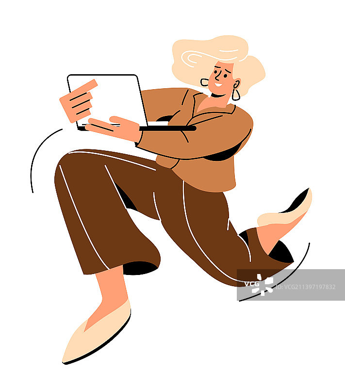 迟到的商务人士图片素材