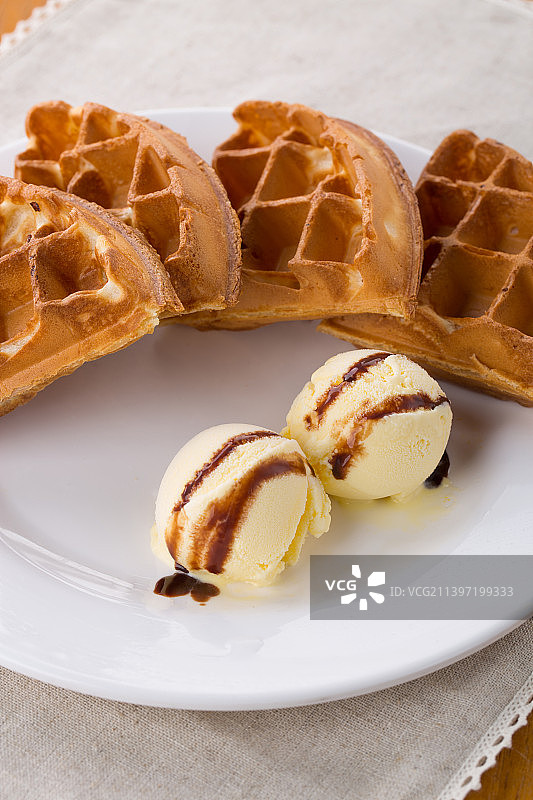 华夫饼图片素材