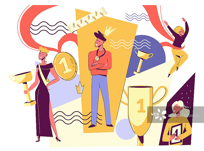 获奖者拼贴作品图片素材