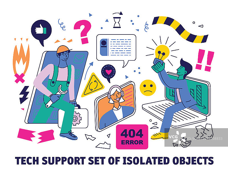 技术支持经理员工组图图片素材