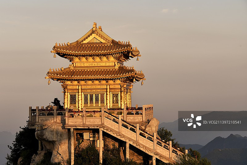 老君山金顶图片素材