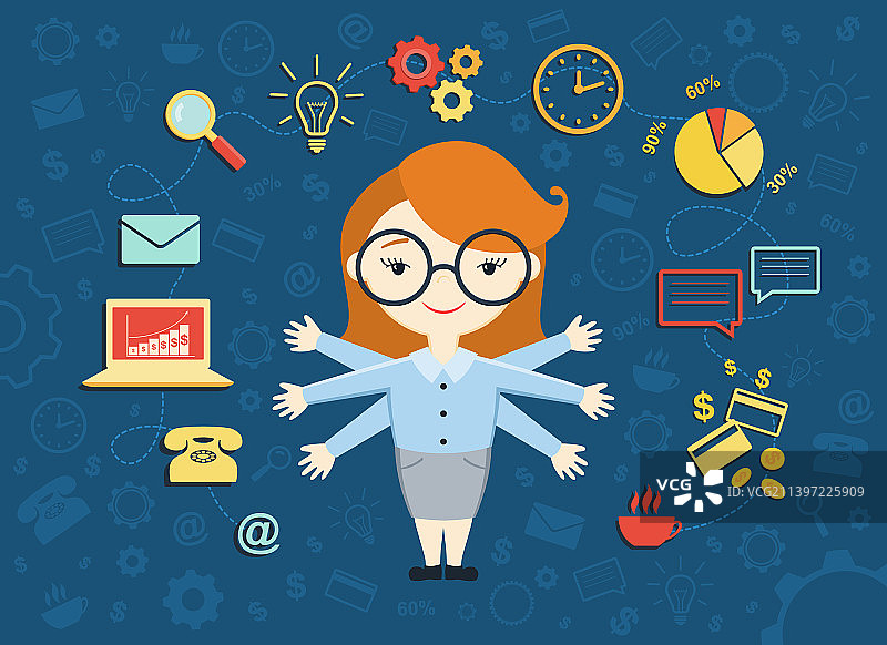 办公室工作概念图片素材