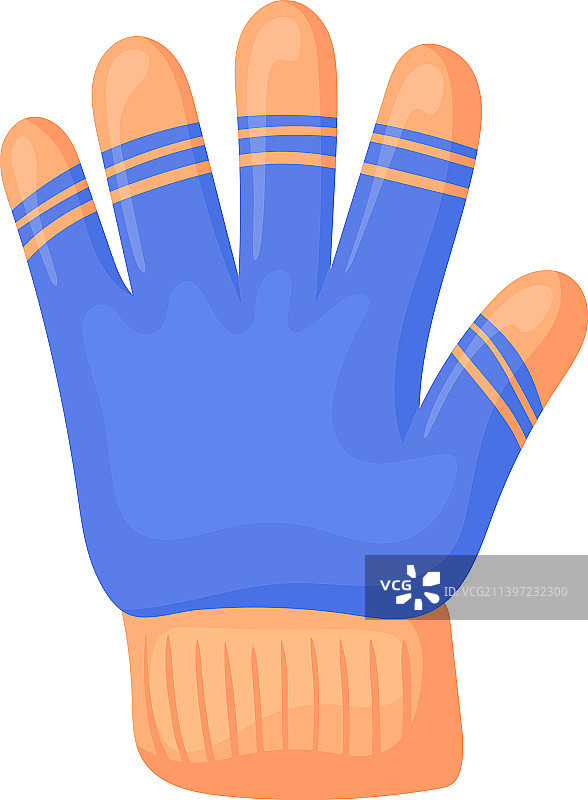 针织手套图标冬季保暖手套图片素材