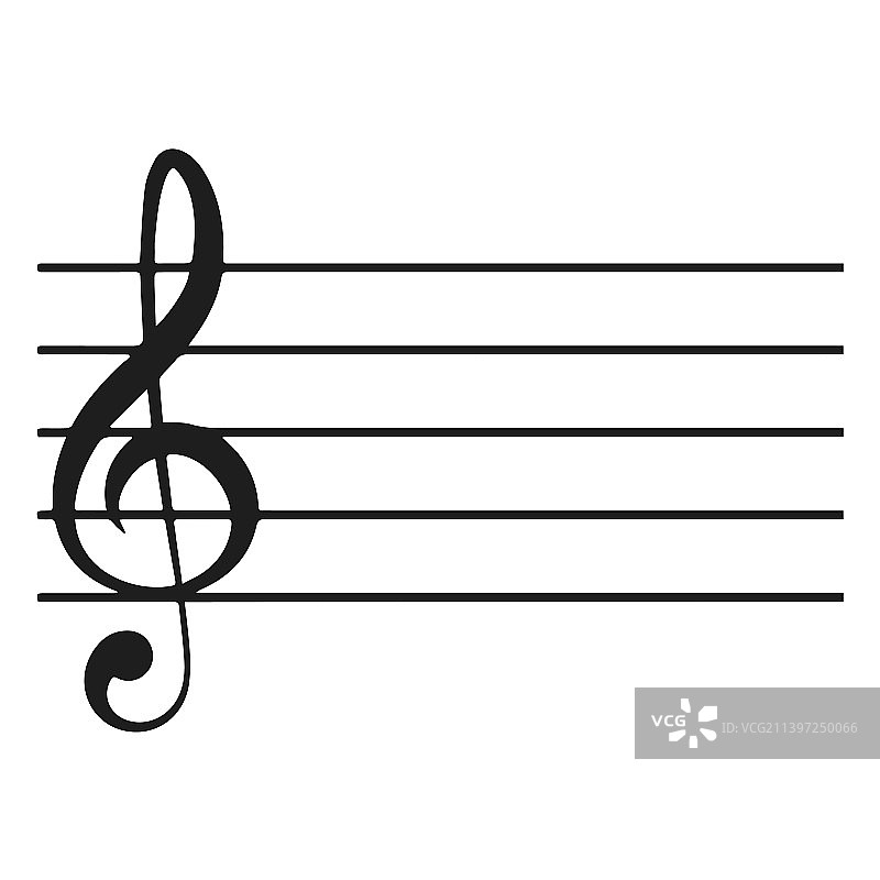 高品质高音谱号素材图片素材