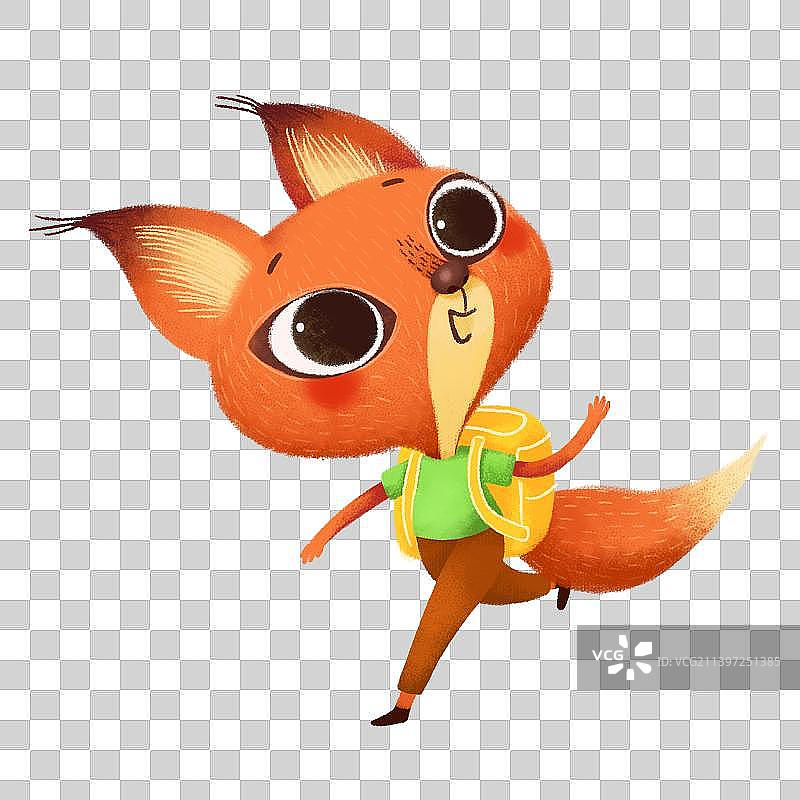 奔跑的小狐狸图片素材