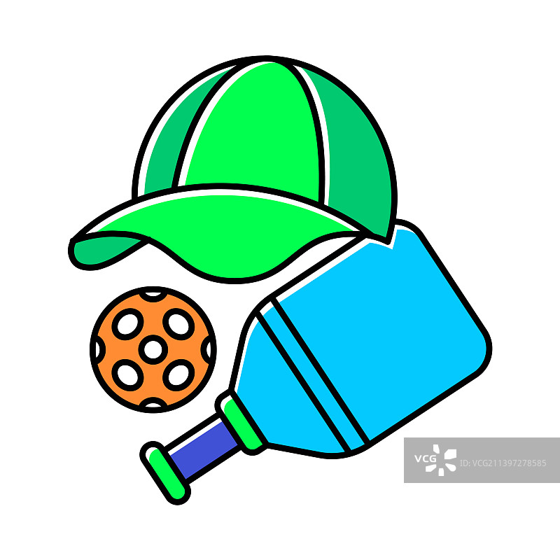 球拍球棒棒球帽运动符号图片素材