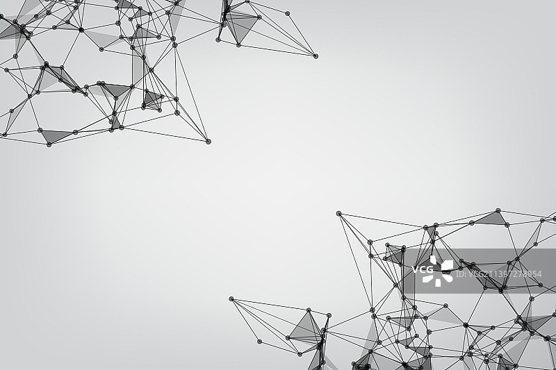 抽象多边形灰色背景图片素材