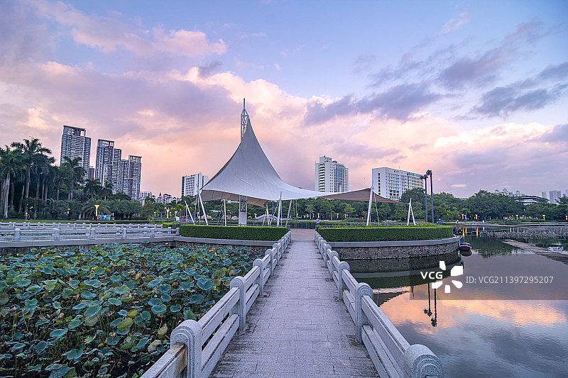 佛山禅城文华公园图片素材