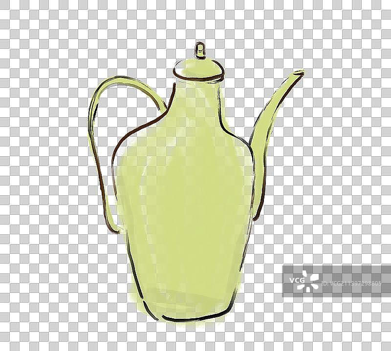 传统文化喝茶器皿紫砂壶茶壶水杯图片素材