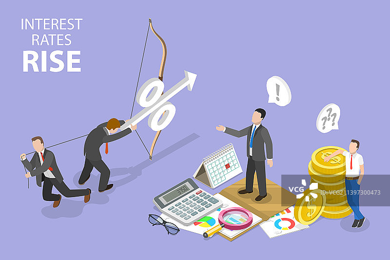 三维等距平面概念图片素材