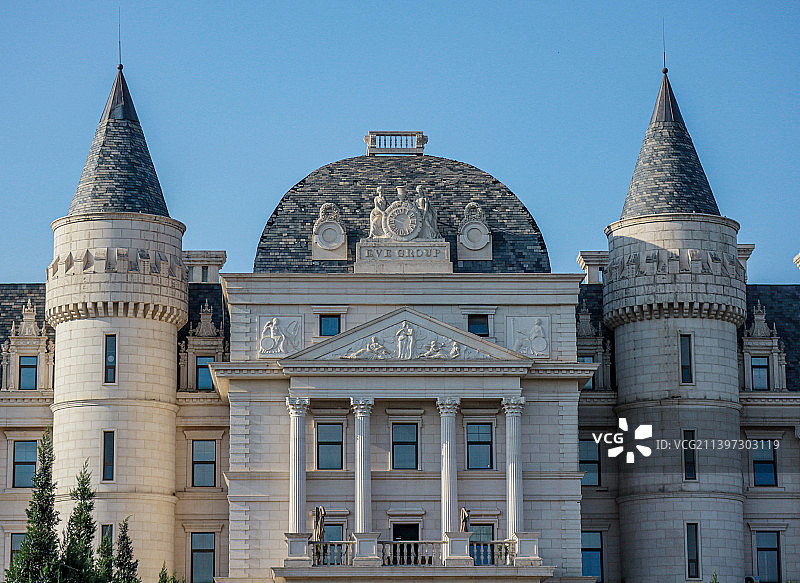 城堡别墅欧洲建筑图片素材