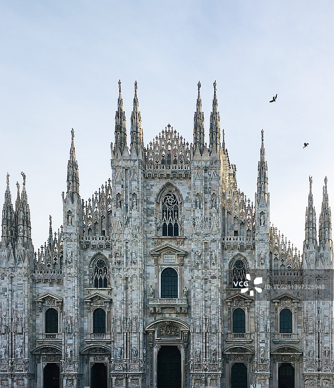 意大利地标米兰大教堂图片素材