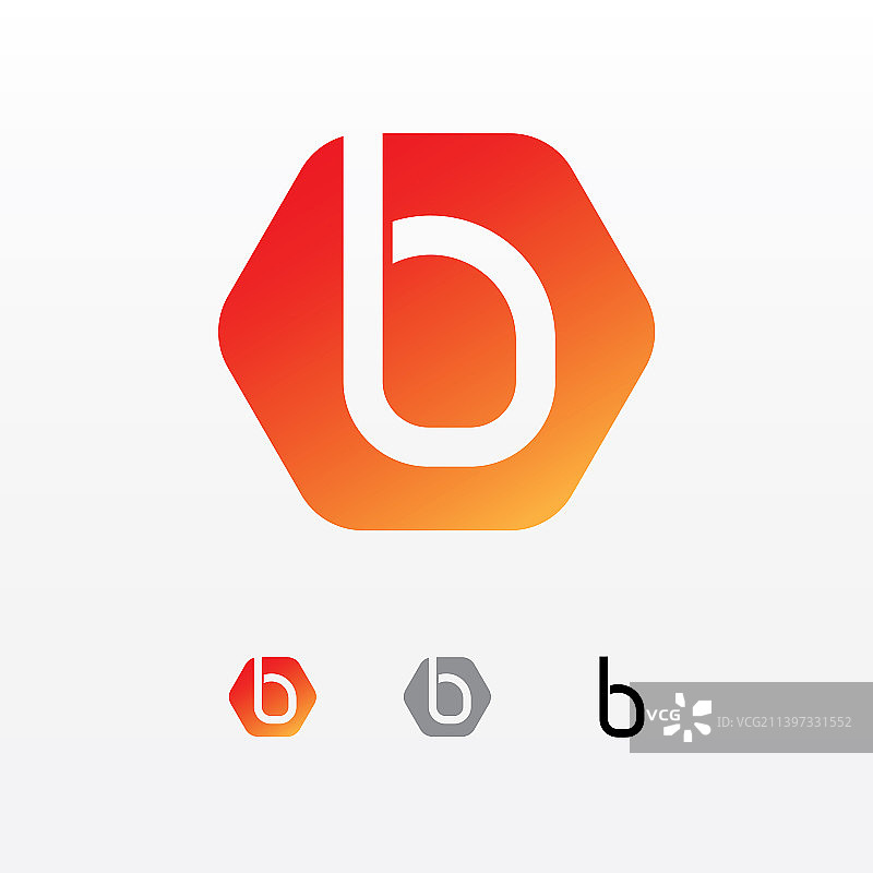 字母B标志设计图片素材