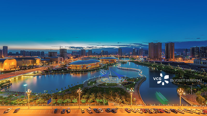 库尔勒的夜图片素材