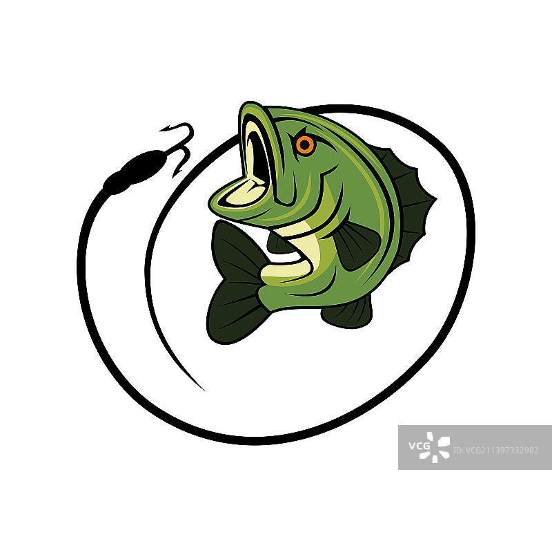 鱼logo设计图片素材