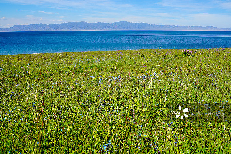 优美的湖泊风光图片素材