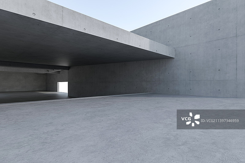 混凝土建筑墙面图片素材