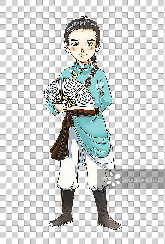 古风IP形象功夫小子2图片素材