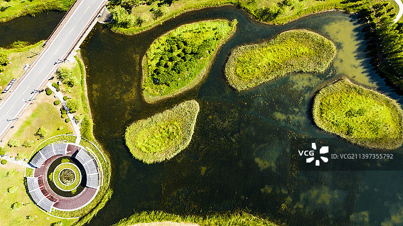 长沙松雅湖湿地公园图片素材