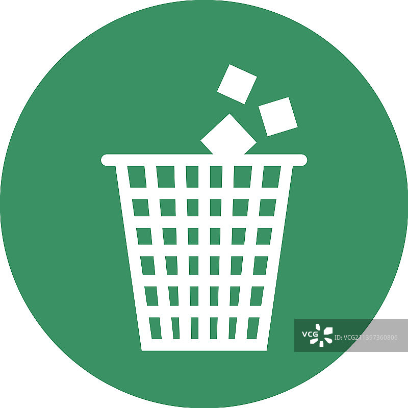 垃圾桶图标logo设计模板图片素材